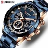 CURREN Montre de Sport à Quartz Étanche pour Homme, Accessoire de Marque de Luxe de Haut Niveau, Entièrement en Acier, Outil d'H|18,92 €|OKKO MODE