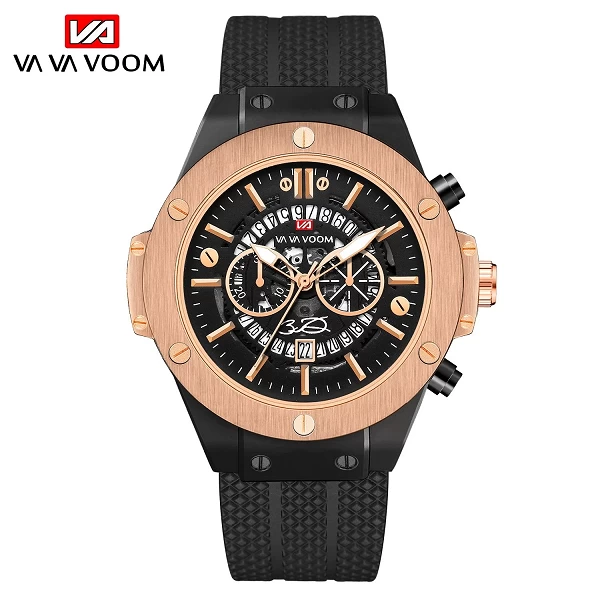 Montre de sport à quartz étanche pour homme, bracelet en silicone, mouvement japonais, calendrier, marque supérieure, luxe, nouv|9,00 €|OKKO MODE