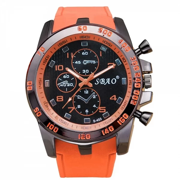 Montre à Quartz Analogique de Luxe pour Homme, Boîtier en Acier Inoxydable, Bracelet en Silicone, dehors, Mode Moderne, Haute Qu|4,95 €|OKKO MODE