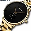 CRRJU – montre-bracelet en acier inoxydable pour homme, accessoire de luxe, étanche, à Quartz|17,86 €|OKKO MODE