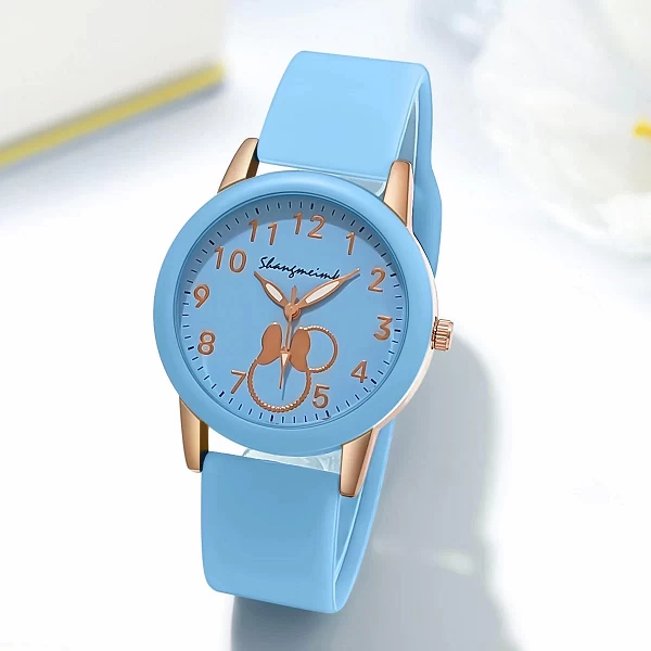 Montres de Luxe : Quartz Silicone pour Femme, Bijoux Ronde|3,00 €|OKKO MODE