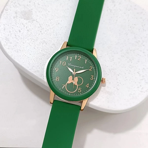 Montres de Luxe : Quartz Silicone pour Femme, Bijoux Ronde|3,00 €|OKKO MODE