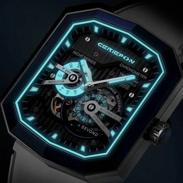 Montres: Mécaniques Automatiques pour Homme et Femme, Modules Tonneau en Titane|270,00 €|OKKO MODE