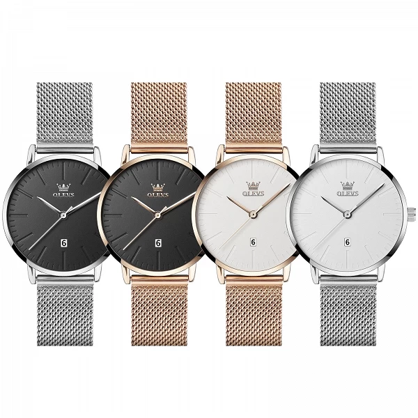 Bijouterie : Montre Quartz Décontractée Femmes, Ceinture Maille|24,93 €|OKKO MODE