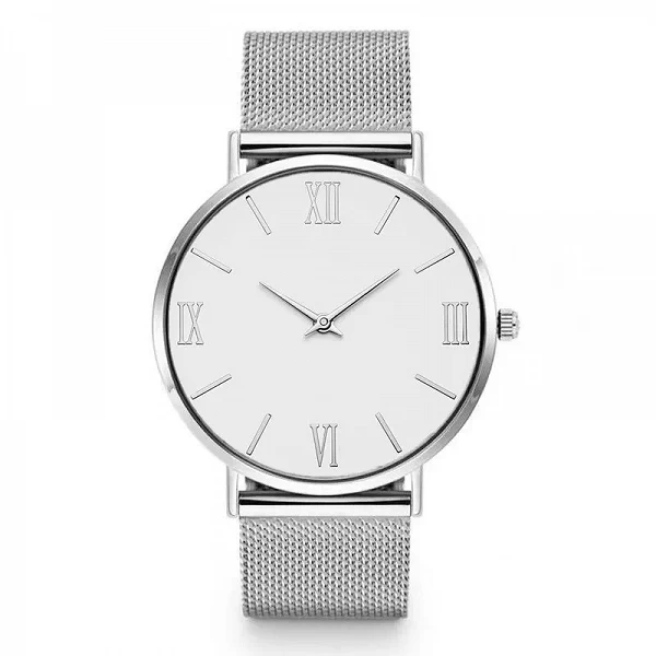 Montres : Quartz Luxe Femme, Cadran Or Rose et Maille Acier Inoxydable|3,98 €|OKKO MODE