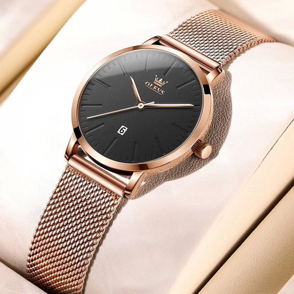 Montres Femme : Bracelet Quartz étanche Luxe, Ceinture Maille Décontractée|26,01 €|OKKO MODE