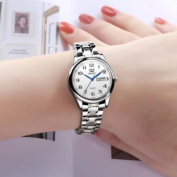 Montres pour Femme – Bracelet de Luxe Original en Acier Inoxydable, Étanche à Quartz Or|25,79 €|OKKO MODE