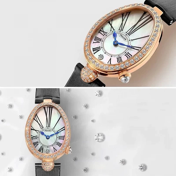 Montres à Quartz - Naren Cuir Etanche, Luxe Haute Qualité Bijoux pour Femme|109,88 €|OKKO MODE