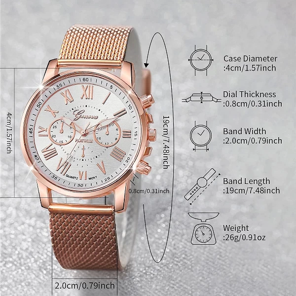 Montre Genève avec bracelet en plastique pour femme, biscuits, cœur, ensemble de bijoux, montre à quartz pour femme, mode, sans |3,98 €|OKKO MODE