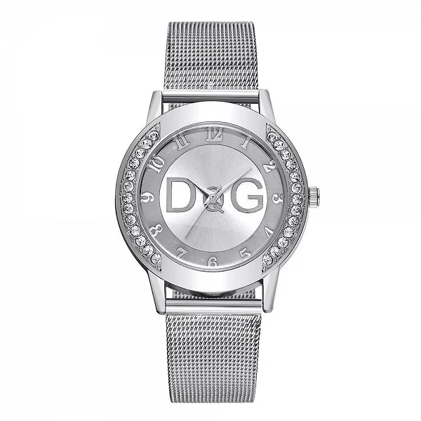 Montres à Quartz pour femmes marque de luxe avec diamants Design numérique Simple montre décontractée ceinture en maille or brac|4,01 €|OKKO MODE