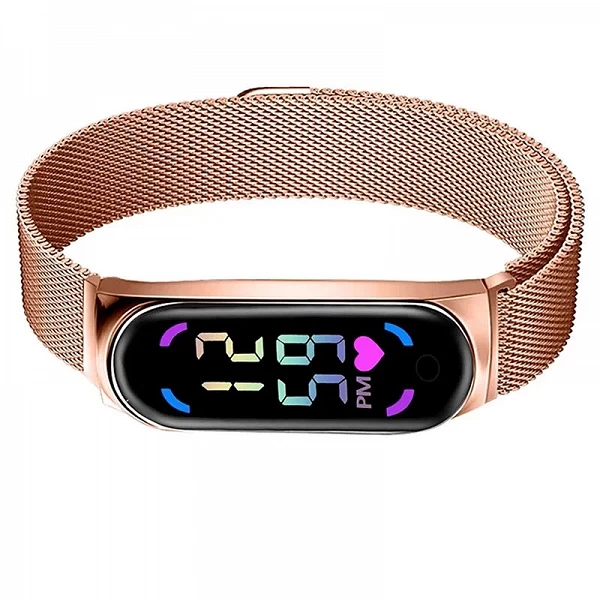 2023 Nouvelle LED Femmes Montre Magnétique Bracelet Étanche Tactile Féminin Horloge De Mode Numérique Bracelets|2,00 €|OKKO MODE