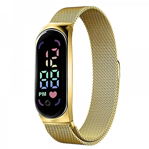 2023 Nouvelle LED Femmes Montre Magnétique Bracelet Étanche Tactile Féminin Horloge De Mode Numérique Bracelets|2,00 €|OKKO MODE