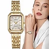 Montres à quartz de mode de luxe pour femmes Échelles simples Montres pour femmes plaquées or de haute qualité Horloges pliantes|6,00 €|OKKO MODE