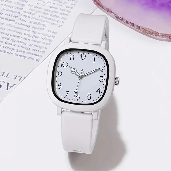 Montre-bracelet à quartz pour femme, marque originale, simplicité, bracelet décontracté pour femme, bracelet en silicone, horlog|3,00 €|OKKO MODE