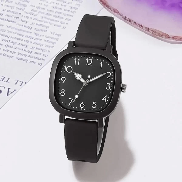 Montre-bracelet à quartz pour femme, marque originale, simplicité, bracelet décontracté pour femme, bracelet en silicone, horlog|3,00 €|OKKO MODE