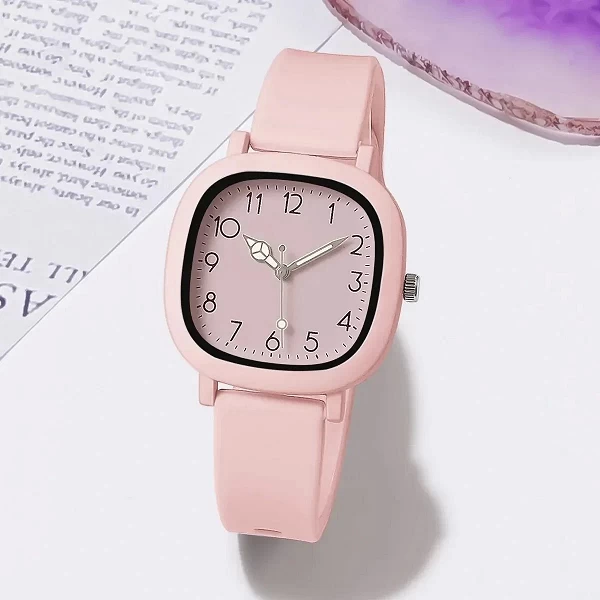 Montre-bracelet à quartz pour femme, marque originale, simplicité, bracelet décontracté pour femme, bracelet en silicone, horlog|3,00 €|OKKO MODE