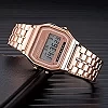 Montres de luxe en Silicone or Rose pour femmes, horloge numérique LED décontractée, montre électronique pour dames, 2022|8,99 €|OKKO MODE