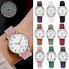 Montre à quartz rétro pour femme, diamant, ceinture en cuir, simplicité, décoration décontractée, montres-bracelets pour femme|3,00 €|OKKO MODE