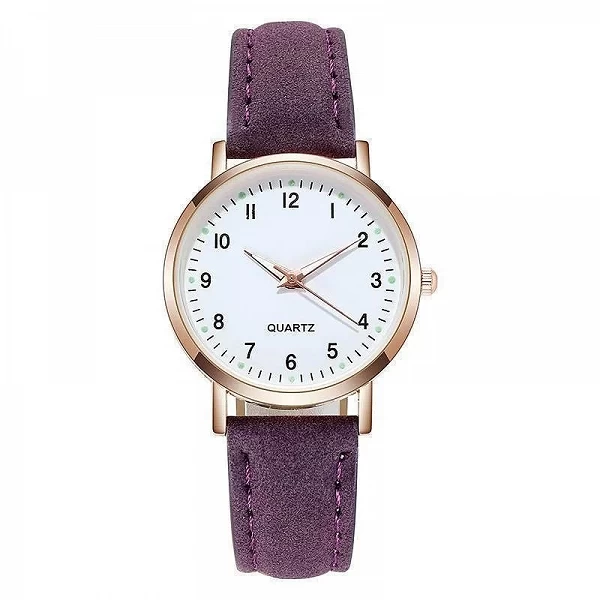 Montre à quartz rétro pour femme, diamant, ceinture en cuir, simplicité, décoration décontractée, montres-bracelets pour femme|3,00 €|OKKO MODE