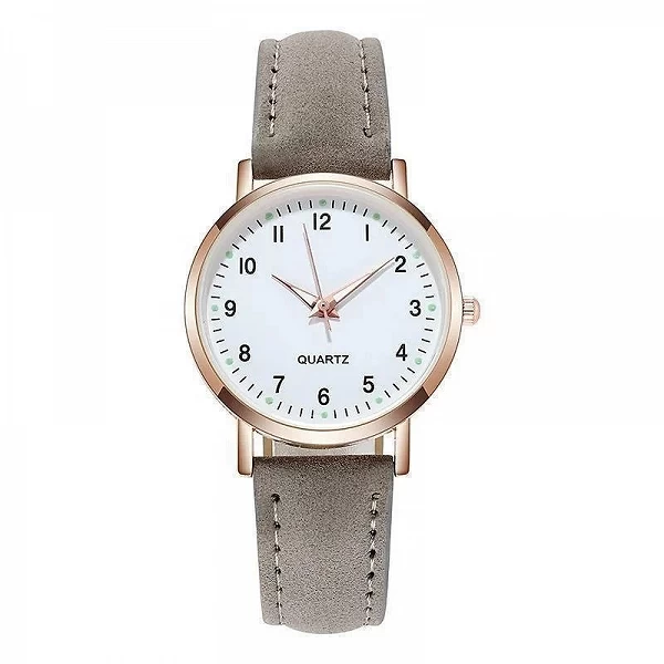 Montre à quartz rétro pour femme, diamant, ceinture en cuir, simplicité, décoration décontractée, montres-bracelets pour femme|3,00 €|OKKO MODE