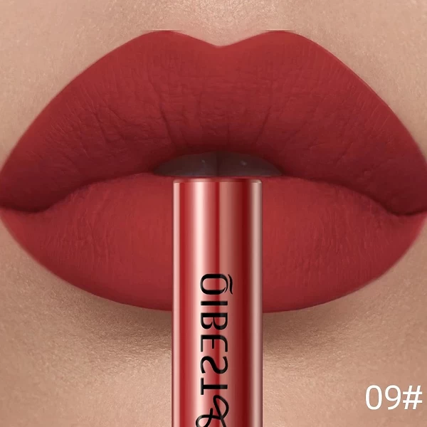 QIBEST-Rouge à Lèvres Velours Nude, 24 Couleurs, 256, Waterproof, Longue Durée, Sexy, Brcorporelle, Coupe Antiarina, Maquillage,|6,00 €|OKKO MODE