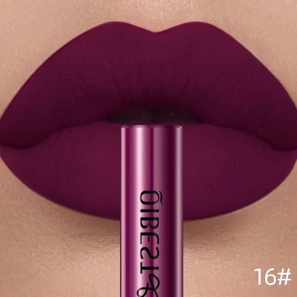 QIBEST-Rouge à Lèvres Velours Nude, 24 Couleurs, 256, Waterproof, Longue Durée, Sexy, Brcorporelle, Coupe Antiarina, Maquillage,|6,00 €|OKKO MODE