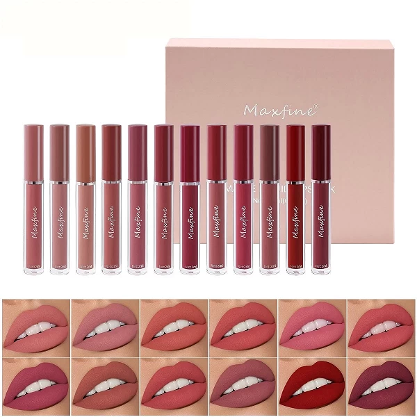 Rouge à lèvres liquide hydratant longue durée, coffret cadeau de vacances, velours 256, brillant Jules, imperméable, 6 pièces pa|5,98 €|OKKO MODE