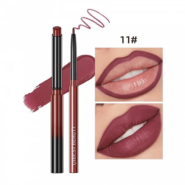 Stylo à lèvres longue durée pour femme, crayon à lèvres nu, crayon à lèvres étanche, contour sexy, ensemble de maquillage rouge,|4,94 €|OKKO MODE