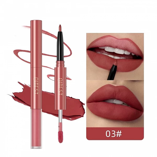 Rouge à Lèvres Liquide Velours 2 en 1, Verhéritage + Jules liner Nude, Waterproof, Longue Durée, Antiadhésif, Maquillage, Cosmét|5,04 €|OKKO MODE