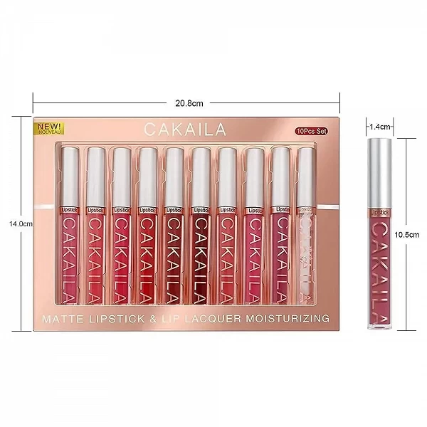 Ensemble de Rouge à Lèvres Anti-Adhésif pour Femme, Maquillage de miles, Résistant à l'Eau, Longue Durée, 3-12 Pièces, 256|11,88 €|OKKO MODE