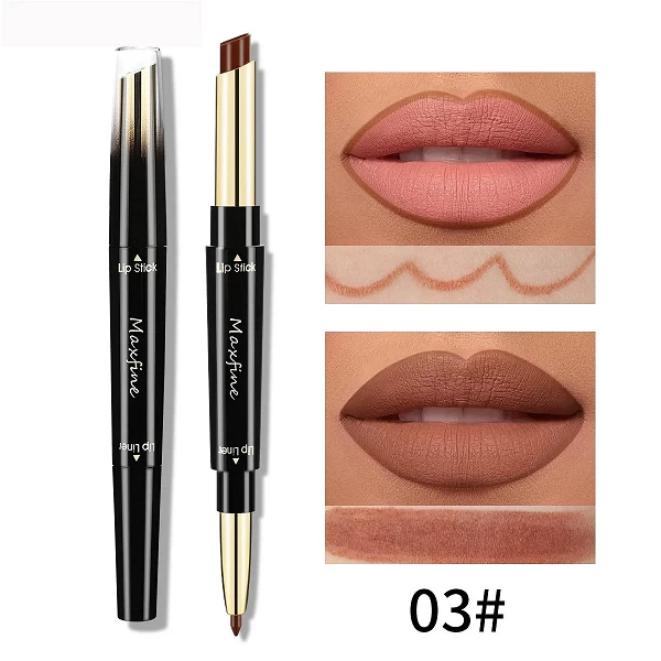 Rouge à lèvres 2 en 1 résistant à l'eau, crayon à lèvres, pigmenté, longue durée, antiadhésif, maquillage, tasse Jules, 256, 402|3,01 €|OKKO MODE