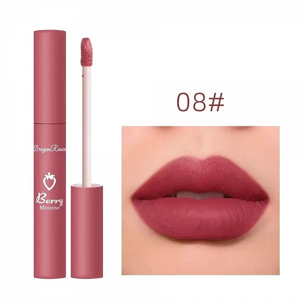 Rouge à lèvres velours longue durée pour femme, gloss nu, imperméable, ne se décolore pas, rouge à lèvres antiadhésif, maquillag|1,98 €|OKKO MODE