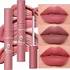 Rouge à lèvres velours longue durée pour femme, gloss nu, imperméable, ne se décolore pas, rouge à lèvres antiadhésif, maquillag|1,98 €|OKKO MODE