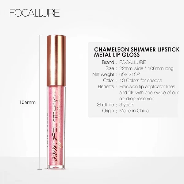 FOCALLURE-Rouge à lèvres liquide waterproof 256, longue durée, beauté, maquillage, cosmétiques pour femmes|5,00 €|OKKO MODE