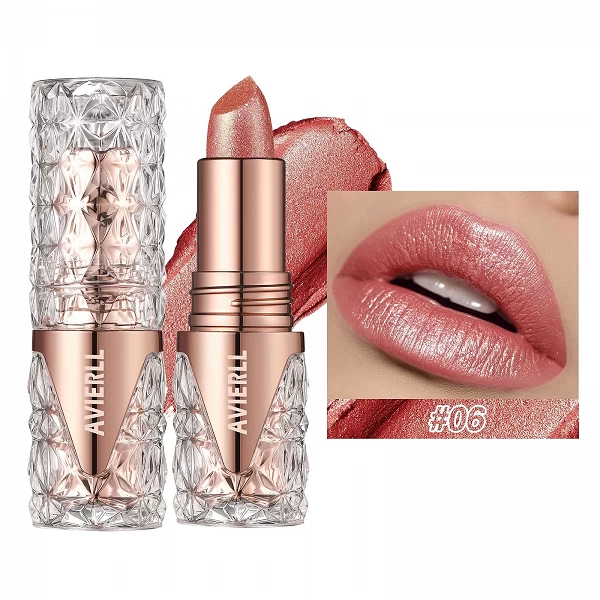 Rouge à lèvres fin pailmétrage, rouge à lèvres NING sand gold, rouge à lèvres siglky mermaid girl rose, rouge à lèvres longue du|2,96 €|OKKO MODE