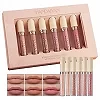 Coffret cadeau de maquillage liquide pour femme, 256 ensembles de rouge à lèvres, 6 couleurs nude, tasse antiarina, ne se décolo|5,04 €|OKKO MODE