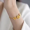 Bracelet fleur de printemps en or 24 carats pour femme, bijoux printaniers haut de gamme|111,10 €|OKKO MODE