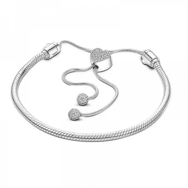 Bracelet à breloques en argent 925 pour femme - Papillon Étoiles Lune Diamant - Bijoux fin exécutif|8,99 €|OKKO MODE