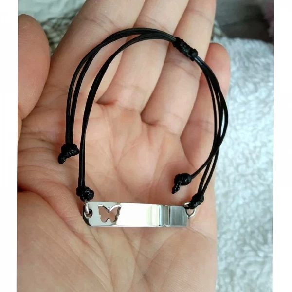 Bracelets réglables en acier inoxydable poli miroir pour femme, breloque à bande, bijoux de Noël et du nouvel an, 10 pièces|14,95 €|OKKO MODE