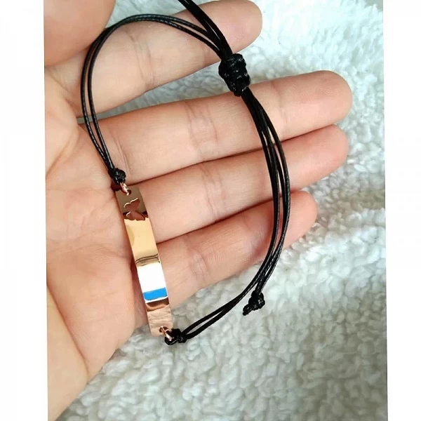 Bracelets réglables en acier inoxydable poli miroir pour femme, breloque à bande, bijoux de Noël et du nouvel an, 10 pièces|14,95 €|OKKO MODE