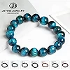 Bracelets Bouddha Œil de Tigre Bleu Homme Femme Pierre Naturelle|5,04 €|OKKO MODE