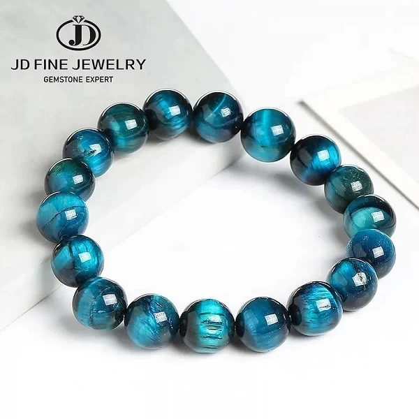 Bracelets Bouddha Œil de Tigre Bleu Homme Femme Pierre Naturelle|5,04 €|OKKO MODE