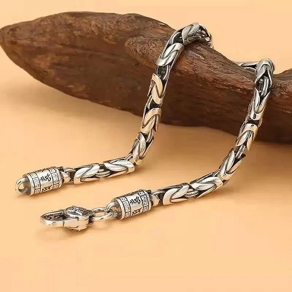 Bracelet manchette artisanal pour homme, accessoire bijoux vintage tendance hip-hop, cadeau unique petit ami|7,98 €|OKKO MODE