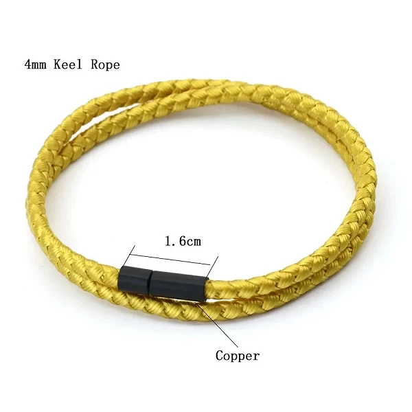 Bracelet en corde de style marin bicouche pour hommes - Bracelet rond zones nautiques cadeaux lui|2,69 €|OKKO MODE