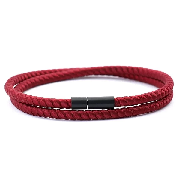 Bracelet en corde de style marin bicouche pour hommes - Bracelet rond zones nautiques cadeaux lui|2,69 €|OKKO MODE