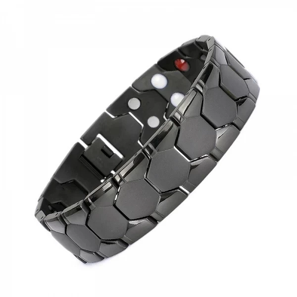 Bracelet à breloques tordu arthly pour hommes, bracelet d'énergie de santé, magnétique exquis, aimants de thérapie de puissance,|3,59 €|OKKO MODE