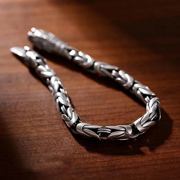 Bracelet rétro tissé à la main pour homme, bijoux de sécurité, carillon, hip-hop, niche, thaïlandais, nouveau|7,98 €|OKKO MODE