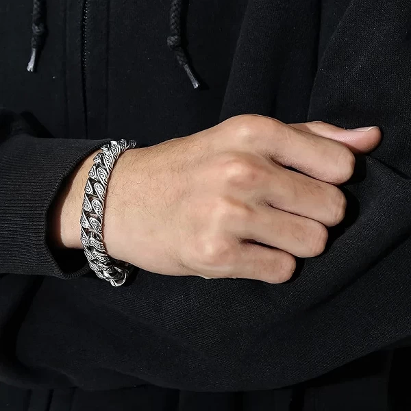 Bracelet à Motif Tang Enge Personnalisé pour Homme et Femme, Section Optique, Hip-Hop Street Hipster, Bijoux à la Mode, Nouvelle|9,88 €|OKKO MODE