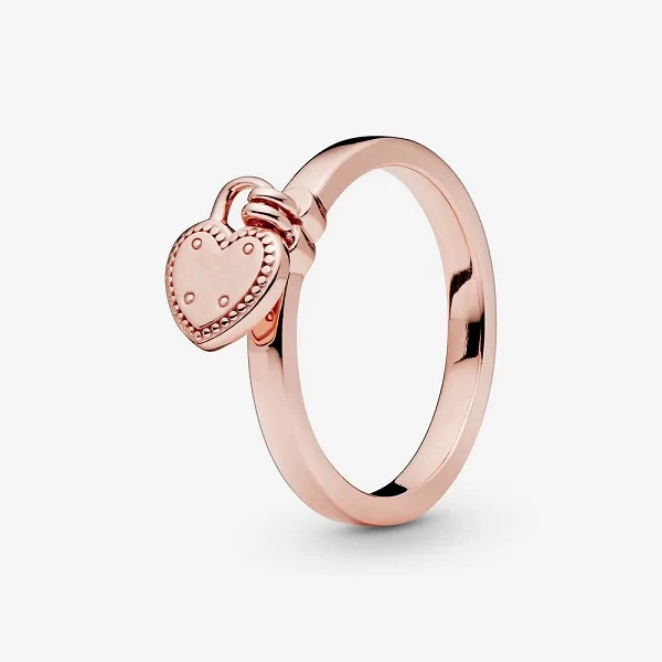 Bague de fiançailles en argent 925 pour femme, or rose et citrofraîchement Love Coussins|4,68 €|OKKO MODE