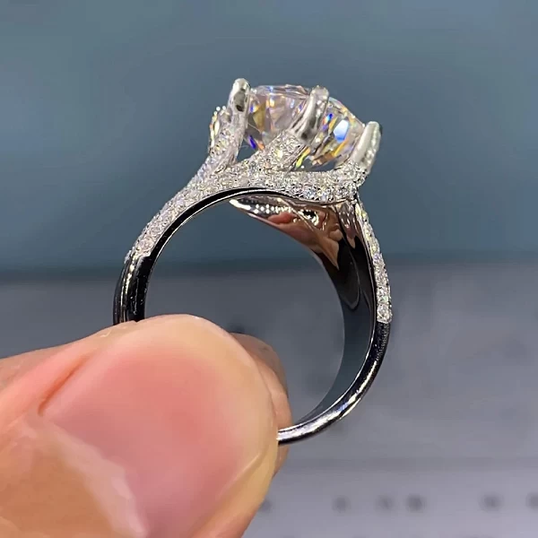 Bague de mariage en zircon cubique pour femmes, anneau de luxe en cristal CZ|3,96 €|OKKO MODE